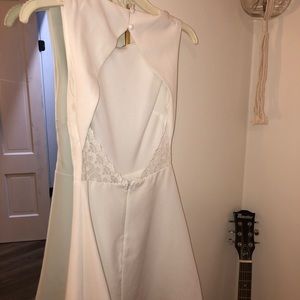 Lulus white skater dress